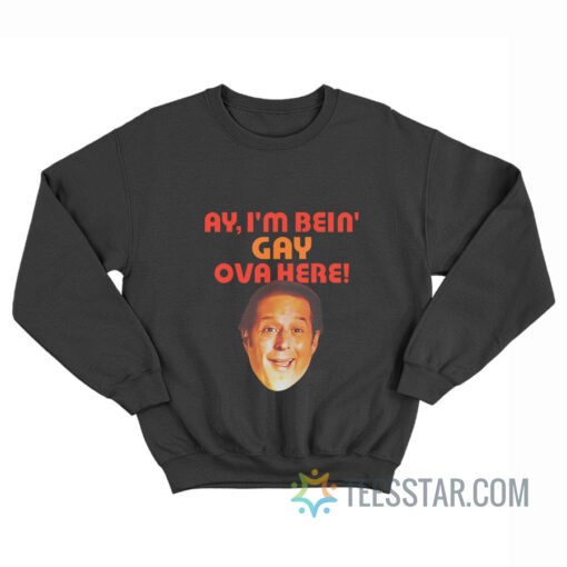 Sean Rinaldi For Comptroller Ay I'm Bein' Gay Ova Here Sweatshirt