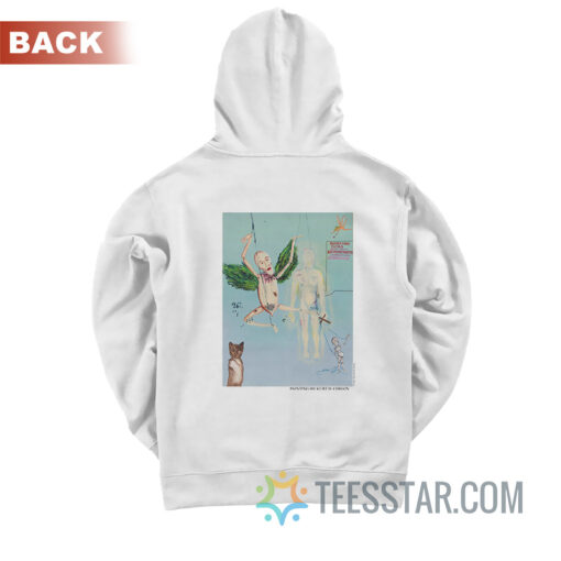 Vintage Kurt Donald Cobain Memorial Painting Hoodie