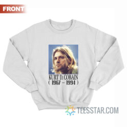 Vintage Kurt Donald Cobain Memorial Painting Sweatshirt