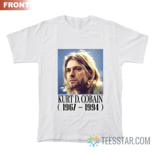 Vintage Kurt Donald Cobain Memorial Painting T-Shirt