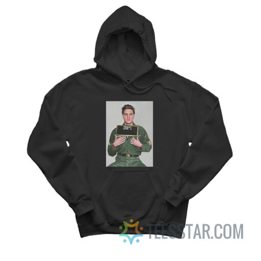 Elvis Presley Army Mugshot 1960 Hoodie