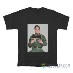 Elvis Presley Army Mugshot 1960 T-Shirt