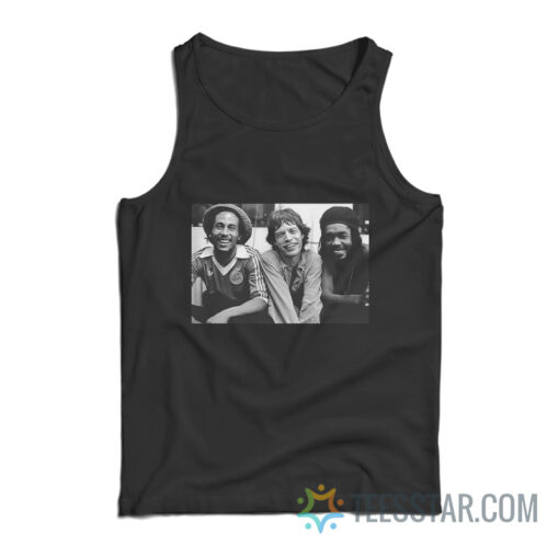 Mick Jagger Bob Marley And Peter Tosh Tank Top