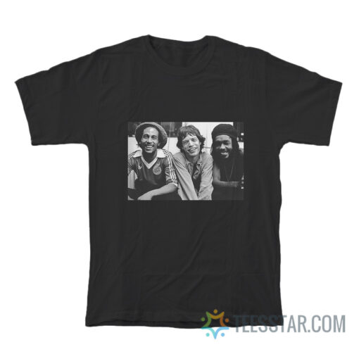 Mick Jagger Bob Marley And Peter Tosh T-Shirt