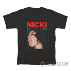 Nicki Minaj Sticking Out Tongue T-Shirt