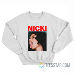 Nicki Minaj Sticking Out Tongue Sweatshirt