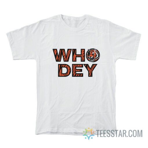 Who Dey Cincinnati Bengals T-Shirt