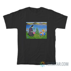 Frankenstein And Alice Marijuana Tree T-Shirt