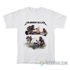 Neandertallica Metallica Parody T-Shirt