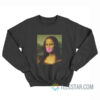 Mona Lisa With Bubble Gum Sweatshirt