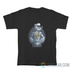 Popeye The Sailor Man Gangster Thug T-Shirt