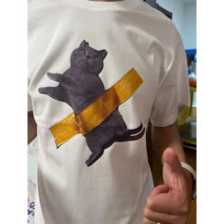 Tape Little Blue Cat T-Shirt