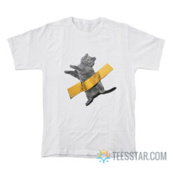 Tape Little Blue Cat T-Shirt