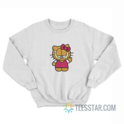 Hello Garfield Sweatshirt Hello Kitty x Garfield