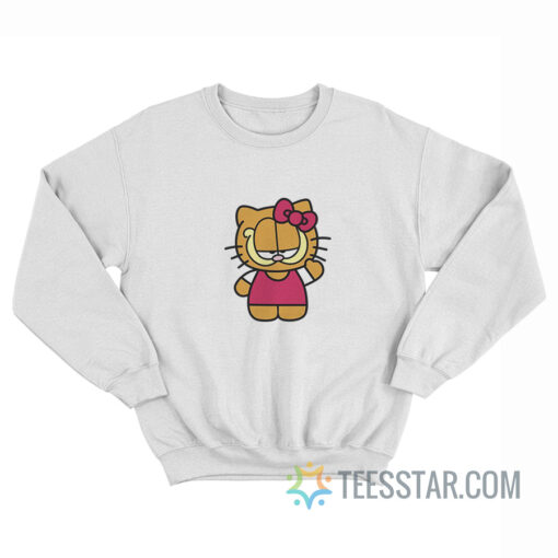 Hello Garfield Sweatshirt Hello Kitty x Garfield