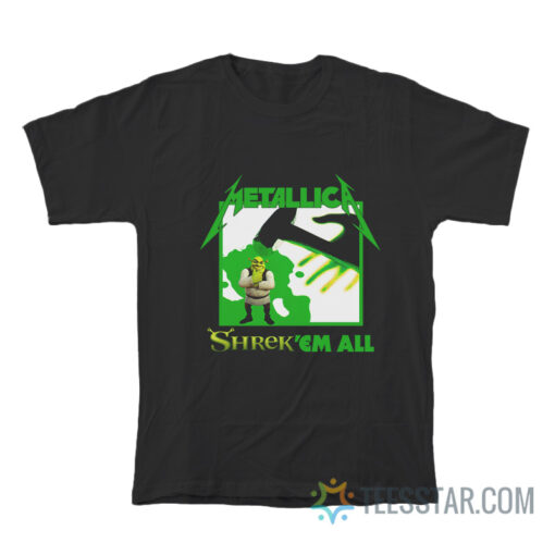 Metalica Shrek’Em All T-Shirt