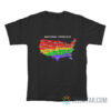 National Forecast USA Maps Gay T-Shirt