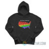 National Forecast USA Maps Gay Hoodie