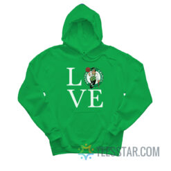 Boston Celtics Logo In Love Hoodie