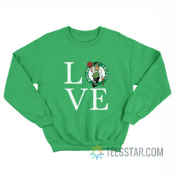 Boston Celtics Logo In Love Sweatshirt