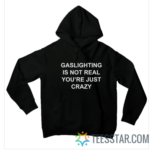 Gaslighting Is Not Real You're Just Crazy Hoodie