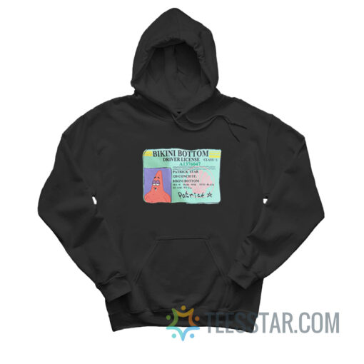 Nickelodeon Patrick Star Bikini Bottom Driver's License Hoodie