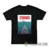 Straws Jaws Parody T-Shirt