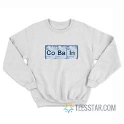 Kurt Cobain Periodic Table Sweatshirt