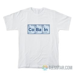 Kurt Cobain Periodic Table T-Shirt