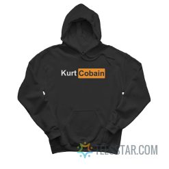 Kurt Cobain Porn Hub Parody Hoodie