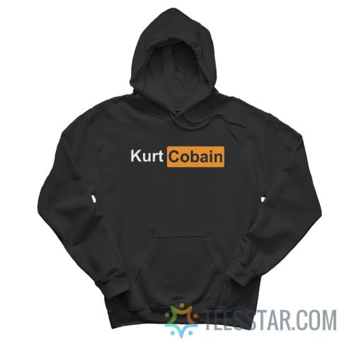 Kurt Cobain Porn Hub Parody Hoodie