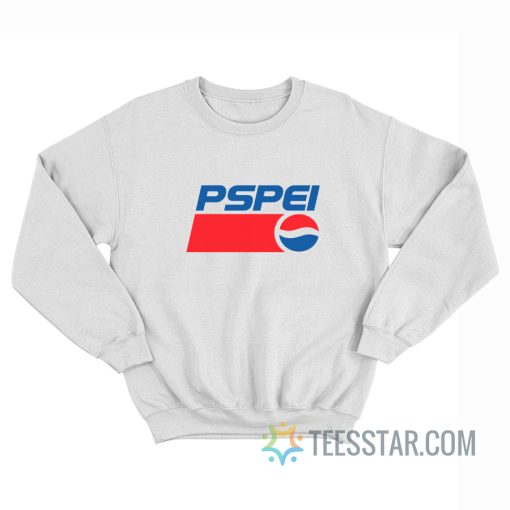 Pspei Pepsi Logo Parody Sweatshirt