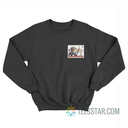 Dr. Seuss Theodor Geisel USA 37 Stamps Sweatshirt