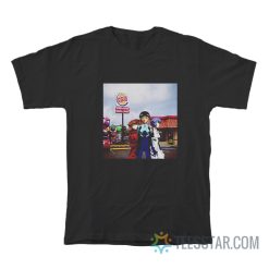 Rei Asuka Shinji Neon Genesis Evangelion Burger King T-Shirt