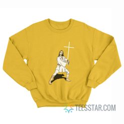 Star Wars Jesus Jedi Cross Lightsaber Sweatshirt