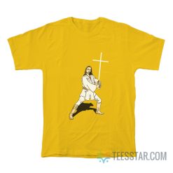 Star Wars Jesus Jedi Cross Lightsaber T-Shirt