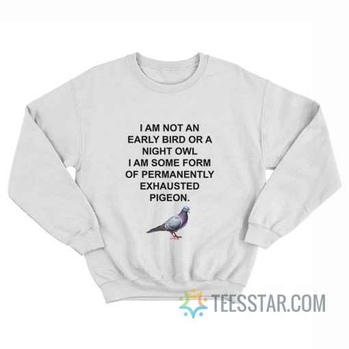 I Am Not An Early Bird Or A Night Owl Sweatshirt