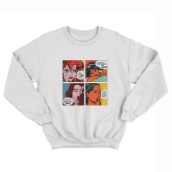 Ariel Belle Jasmine Pocahontas Pop Art Comic Sweatshirt