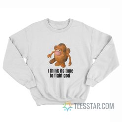 Garfield I Think It’s Time To Fight God Sweatshirt