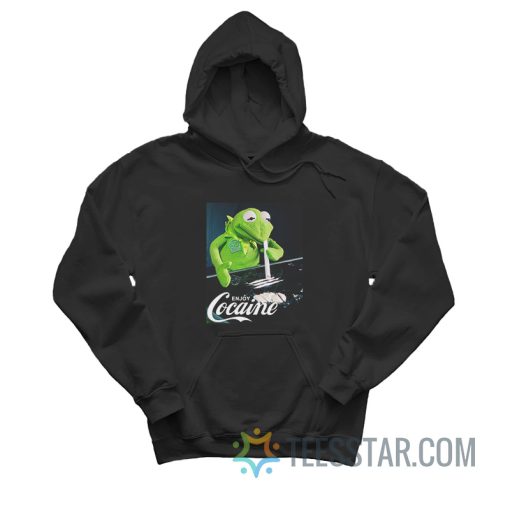 Kermit Frog Enjoy Cocaine Hoodie