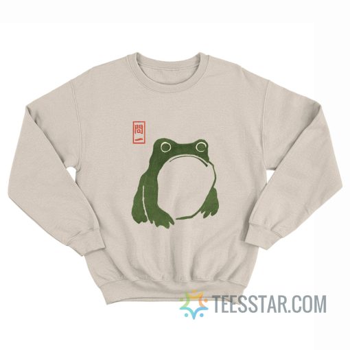 Matsumoto Hoji Grumpy Frog Sweatshirt