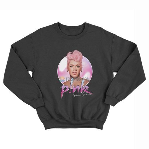 Vintage Pink Singer Summer Carnival Sweatshirt