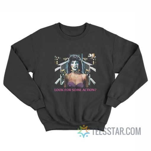 Frankenhooker Look For Some Action Sweatshirt