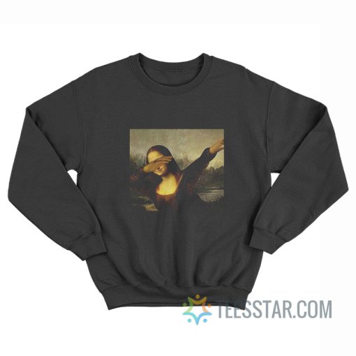 Mona Lisa Dabbing Sweatshirt