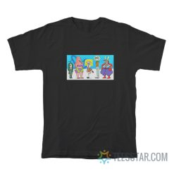 Spongebob Characters Human Girl Version T-Shirt