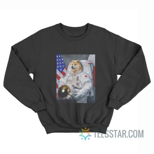 Doge Astronaut Dogecoin Sweatshirt