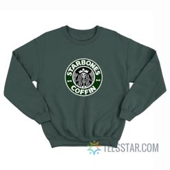 Starbones Coffin Logo Parody Sweatshirt