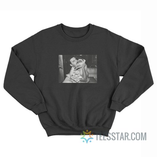 Freddie Mercury And His Cat Tiffany Sweatshirt