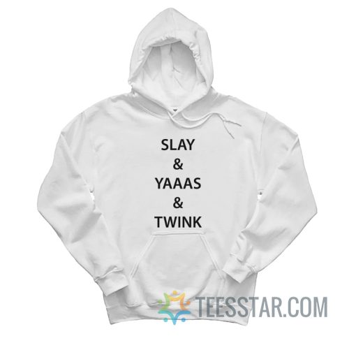 Slay And Yaaas And Twink Hoodie