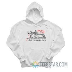 Circus Self Mutilation Fire Starting Depression Hoodie